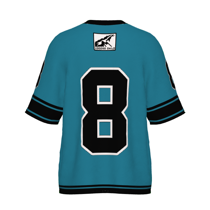 CTK BRAND Complacent Artist Knitted Jersey (Blue/Black)