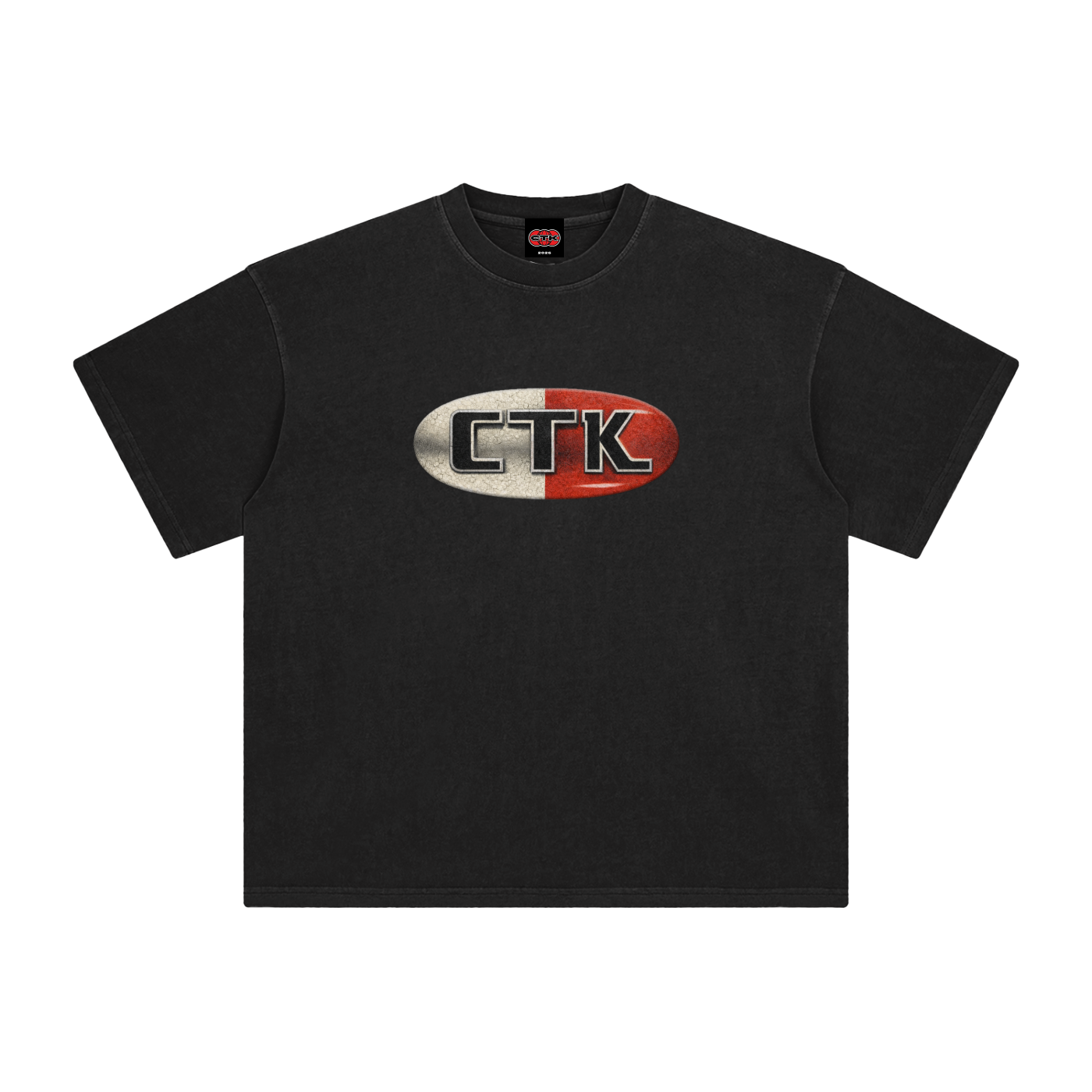 CTK Pill T-Shirt (Black/Red) 100% cotton