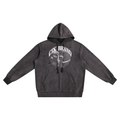 CTK BRAND WAYWARD Heavyweight Hoodie (Black/White) 100% cotton