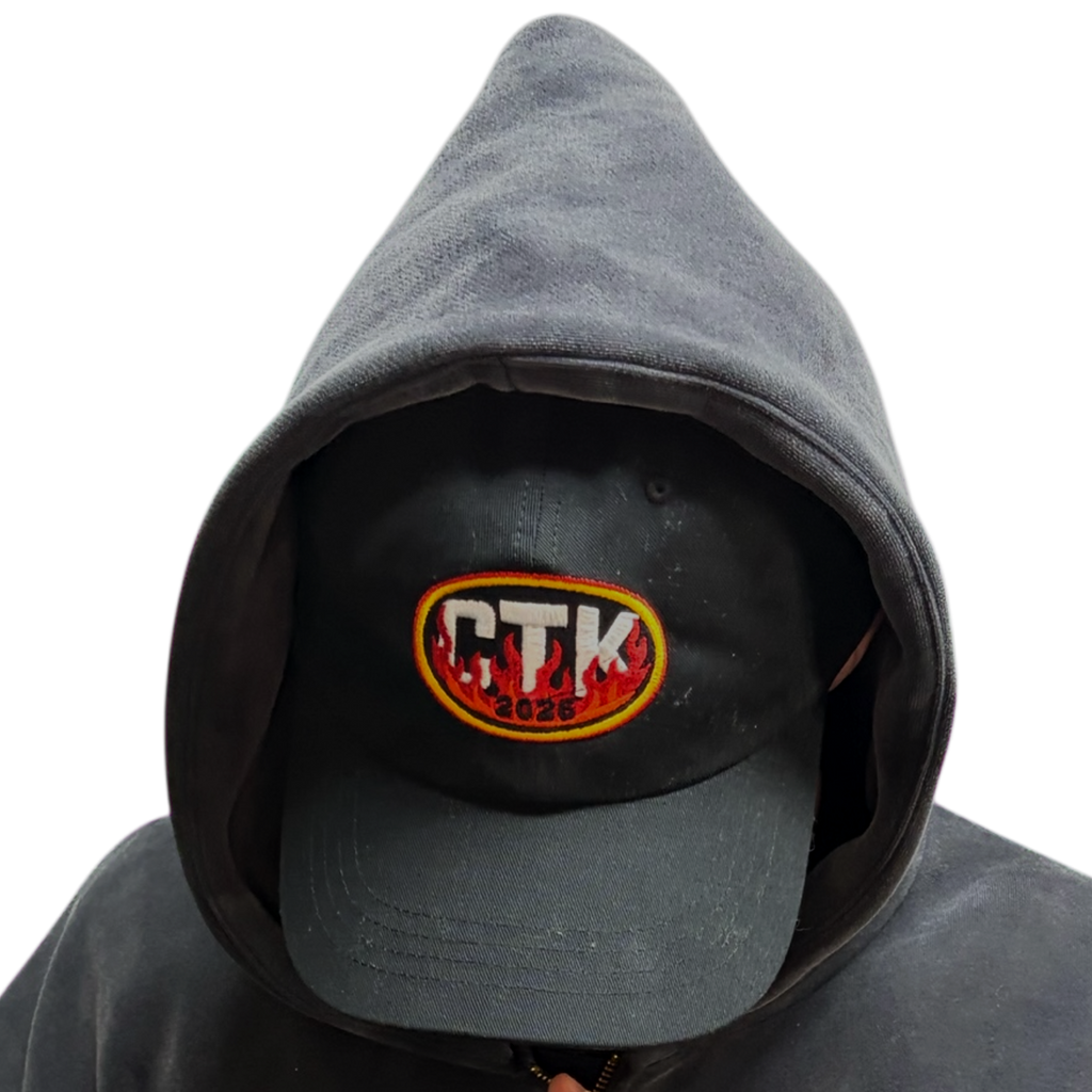 CTK RAPID FIRE Dad hat - (Black/Red)