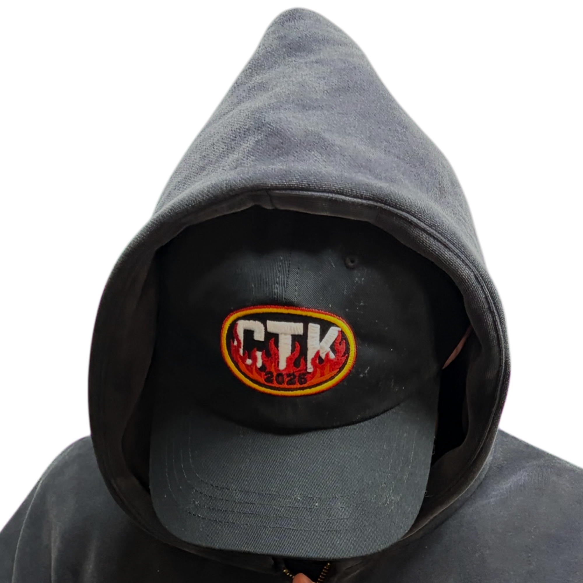 CTK RAPID FIRE Dad hat - (Black/Red)