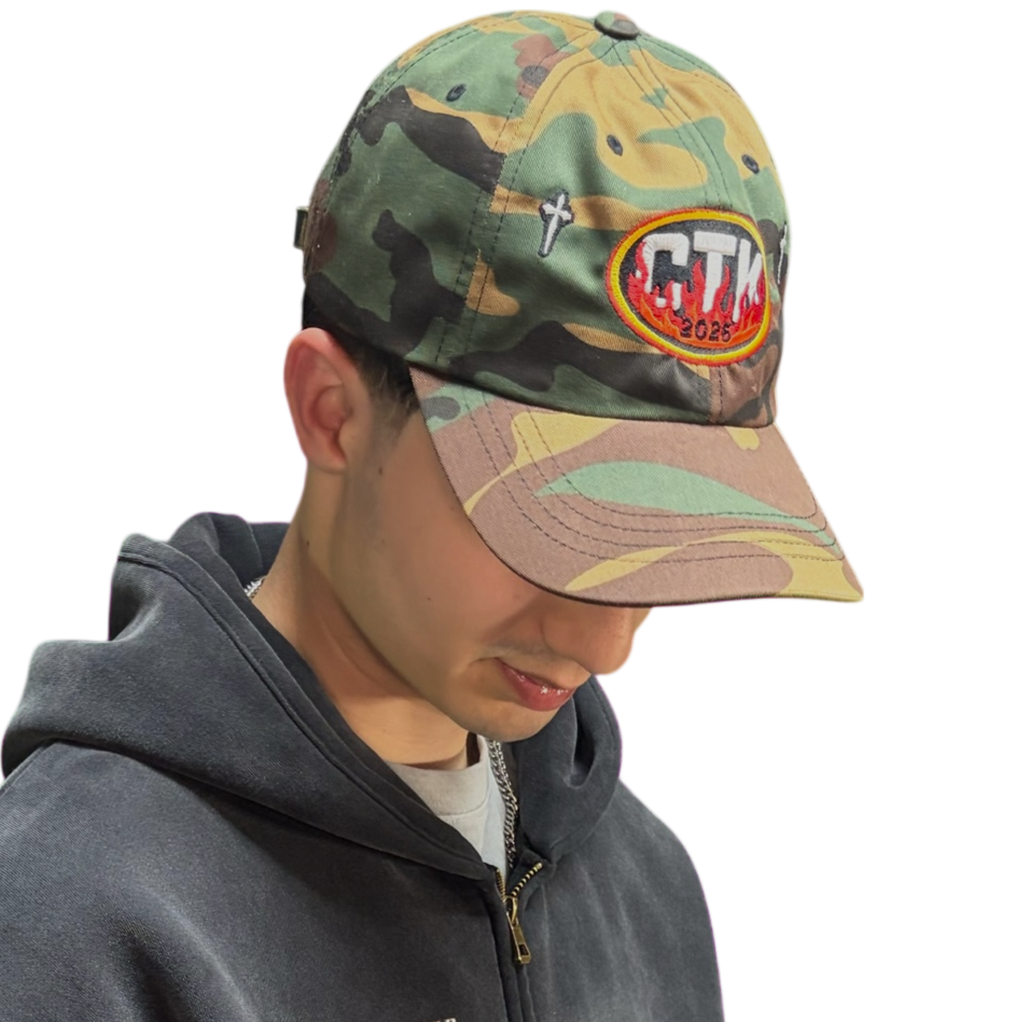 CTK RAPID FIRE Dad hat - (Camo/Red)