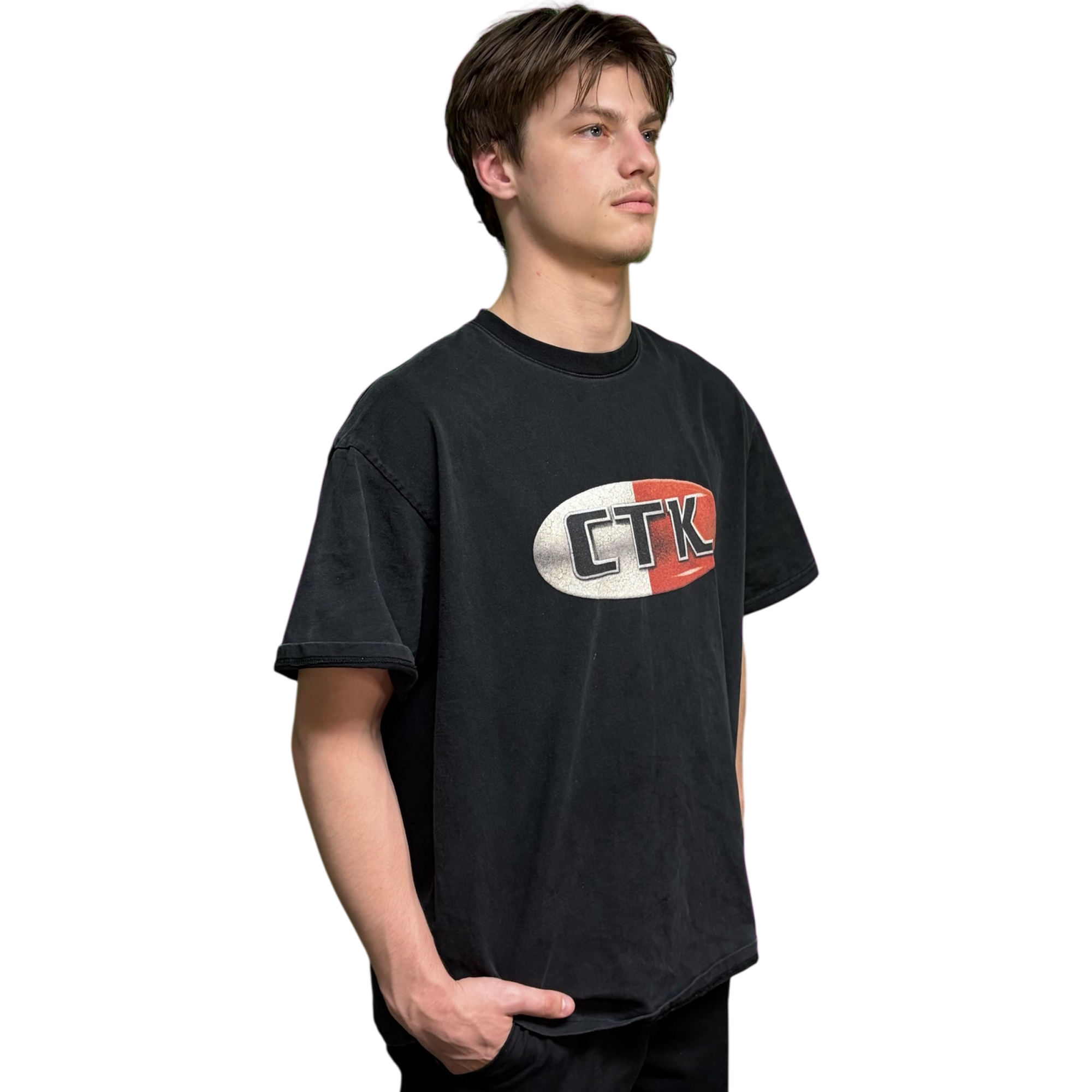 CTK Pill T-Shirt (Black/Red) 100% cotton