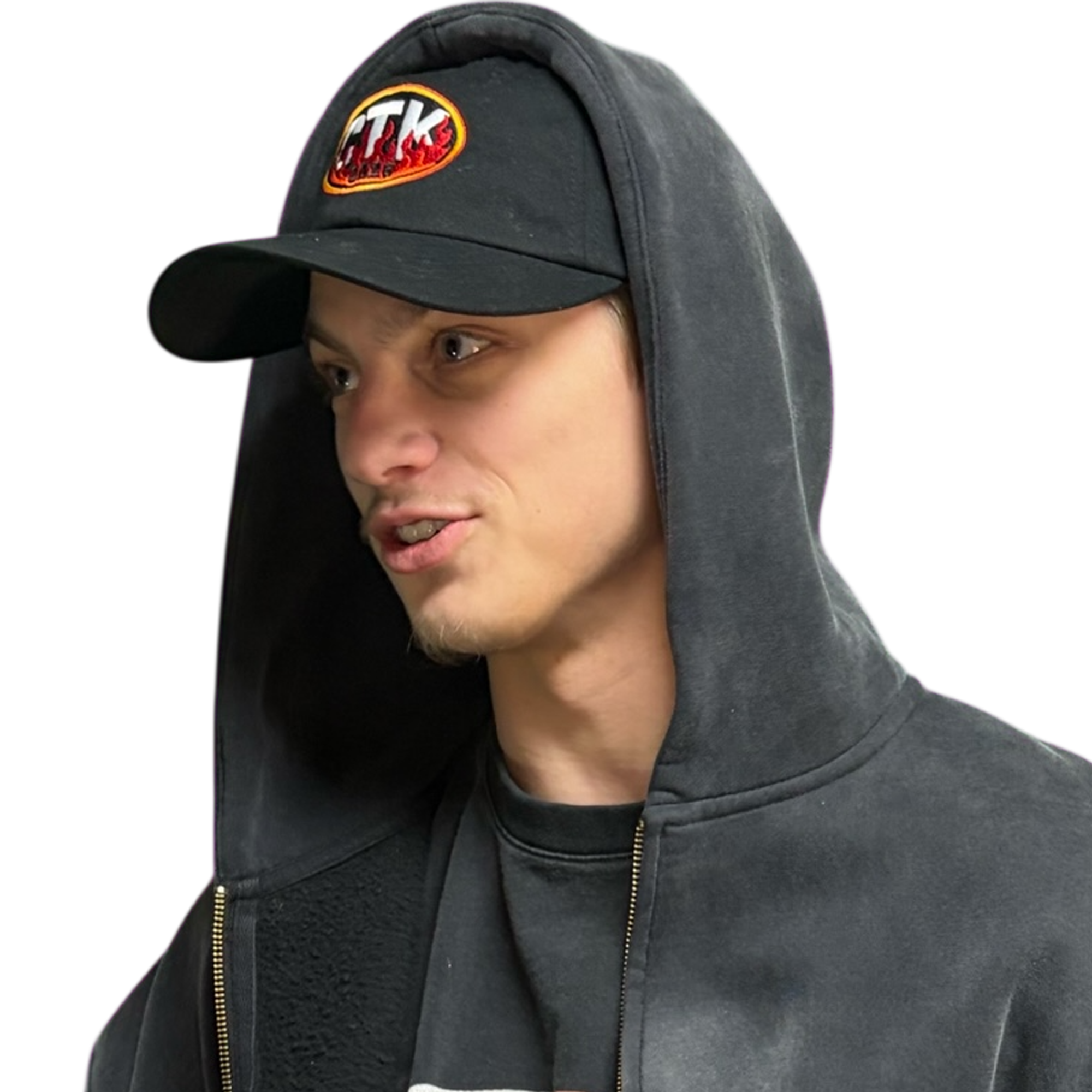 CTK RAPID FIRE Dad hat - (Black/Red)