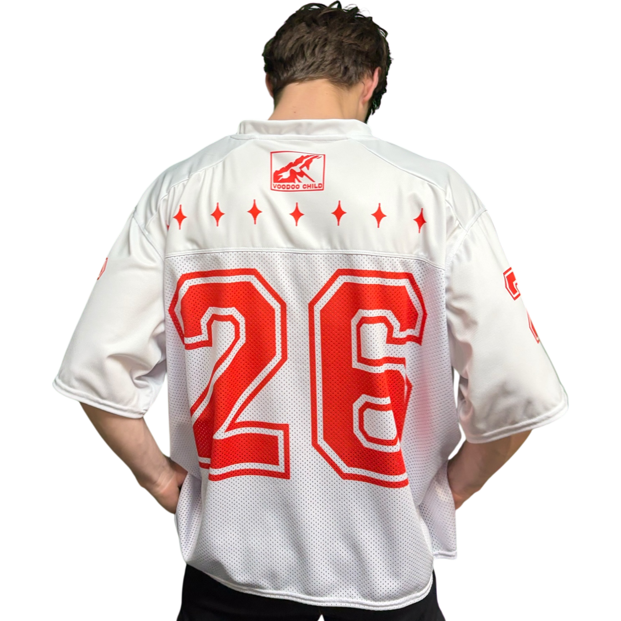 CTK ADVERSITY football jersey (White/Red)