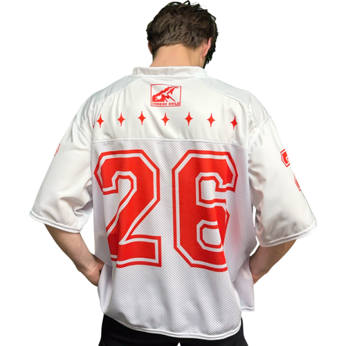 CTK ADVERSITY football jersey (White/Red)