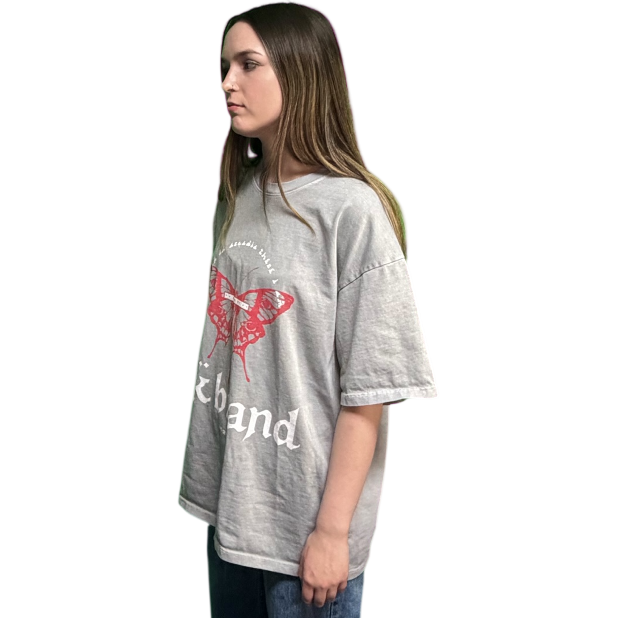 CTK BRAND ARCADIA T-Shirt (Grey/Red) 100% cotton