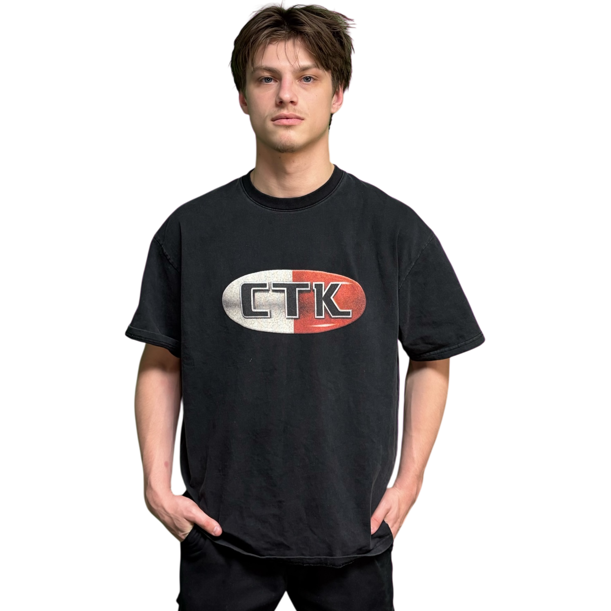CTK Pill T-Shirt (Black/Red) 100% cotton