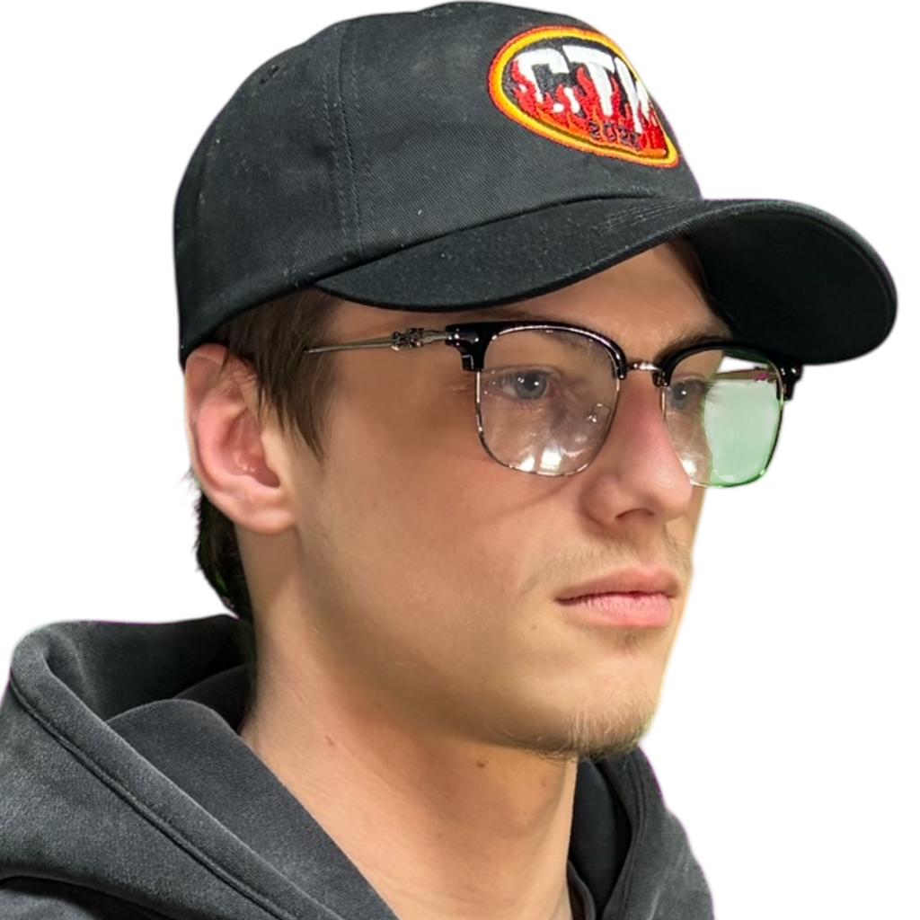 CTK RAPID FIRE Dad hat - (Black/Red)