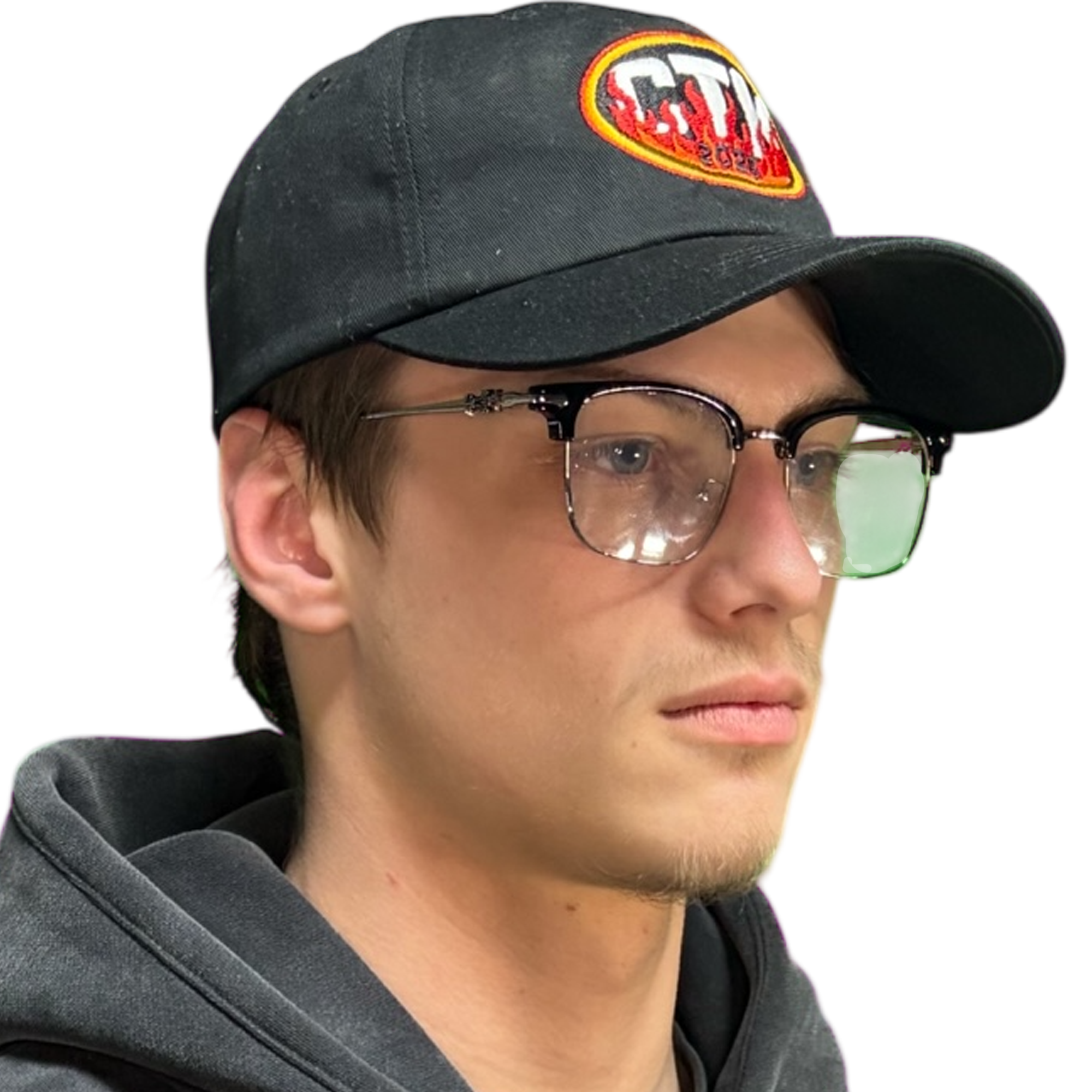 CTK RAPID FIRE Dad hat - (Black/Red)