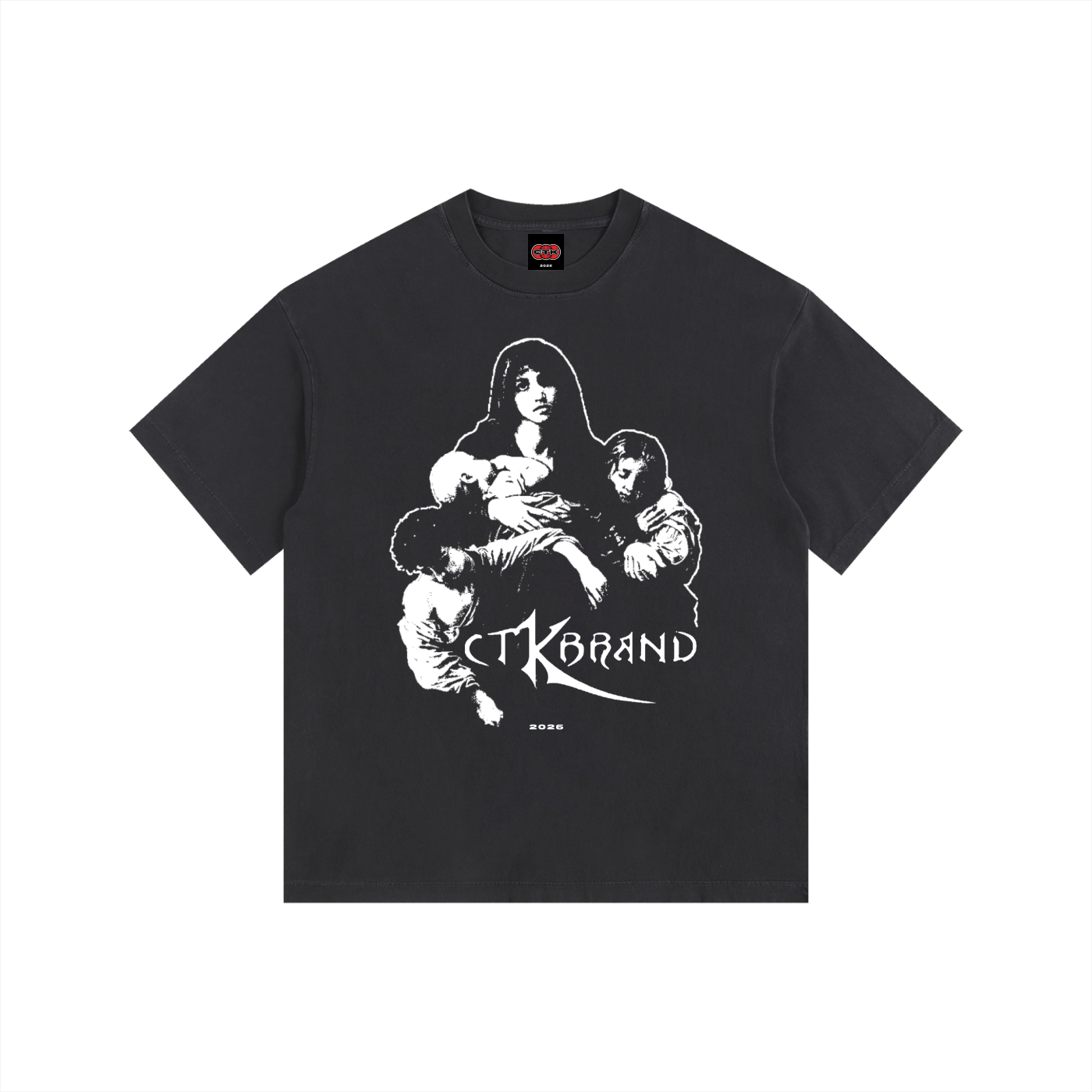CTK BRAND RESENTMENT T-Shirt (Black/White) 100% cotton