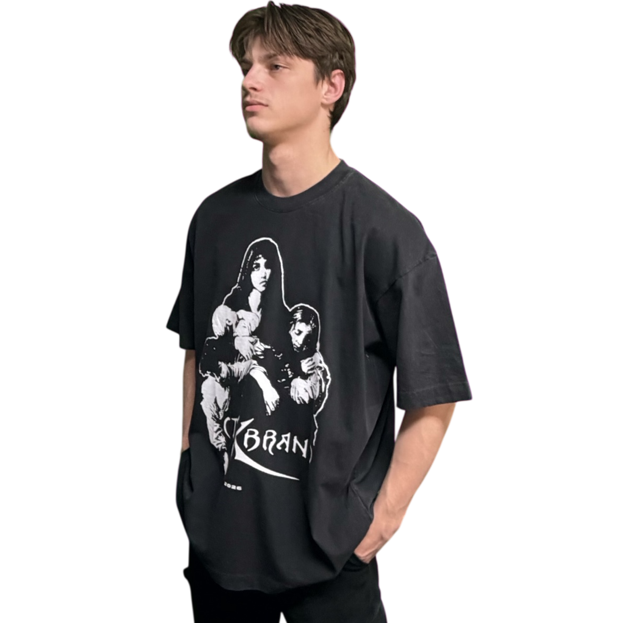 CTK BRAND RESENTMENT T-Shirt (Black/White) 100% cotton