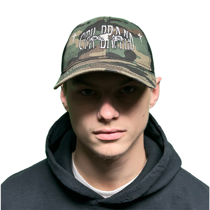 CTK Camouflage Logo trucker hat